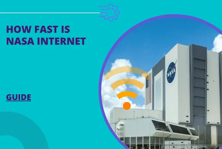 how fast is nasa internet