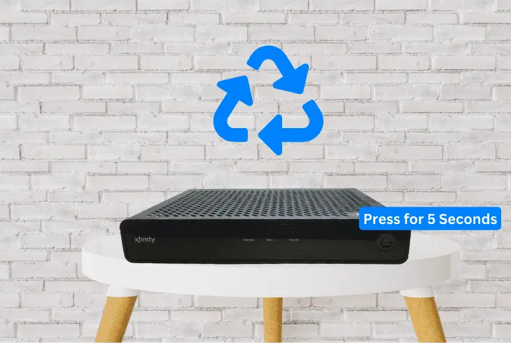 reboot network modem