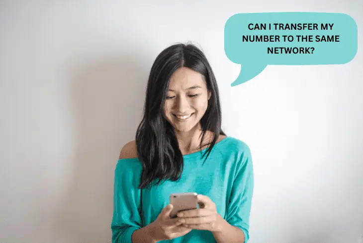 transfer number to the same network