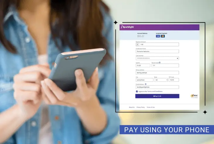 pay sparklight bill via phone