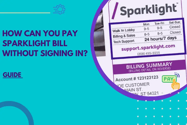 pay sparklight bill without signing in