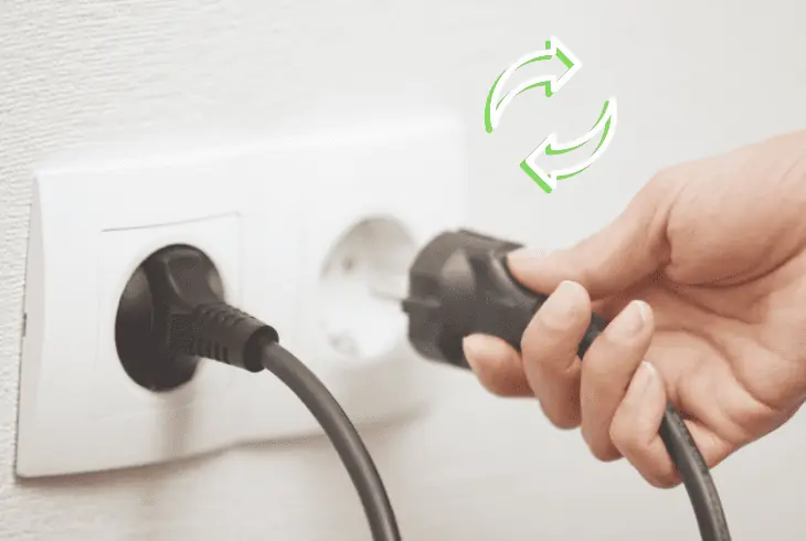 plug the charger into a different outlet