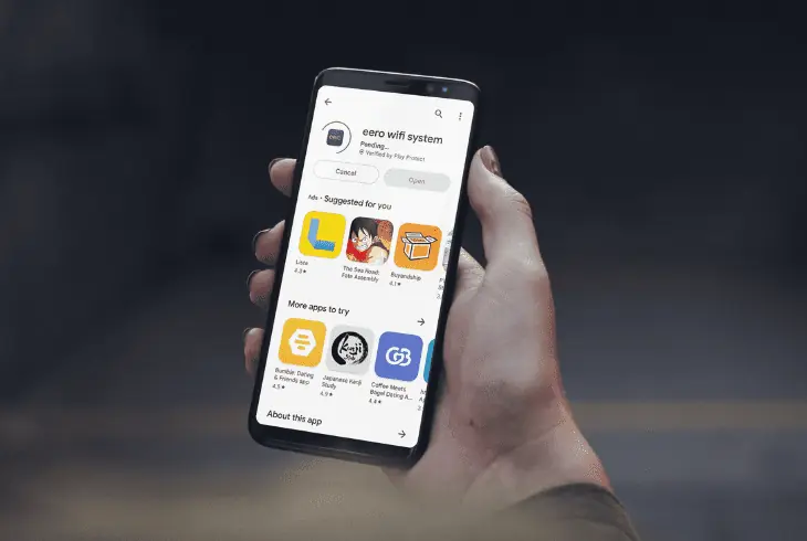 reinstall the eero app