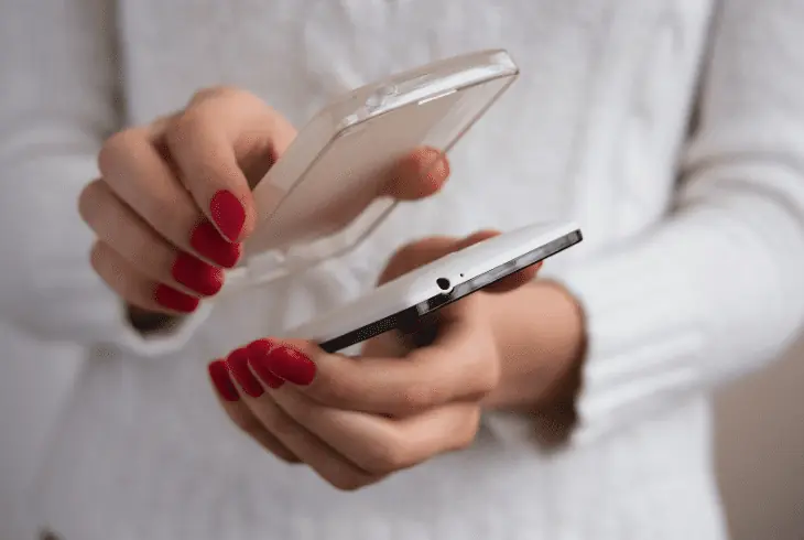 remove any cases from your device