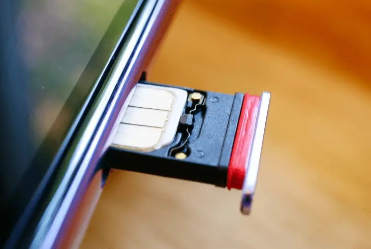 remove your old sim card