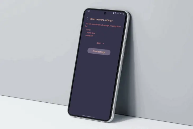 reset device network settings