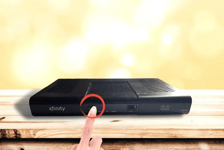 soft reset the cable box
