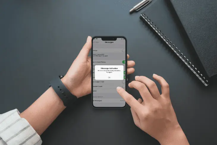 an imessage setting not set up