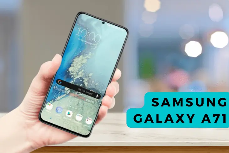 a samsung galaxy a71