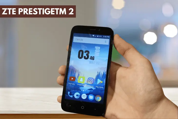 the zte prestigetm 2