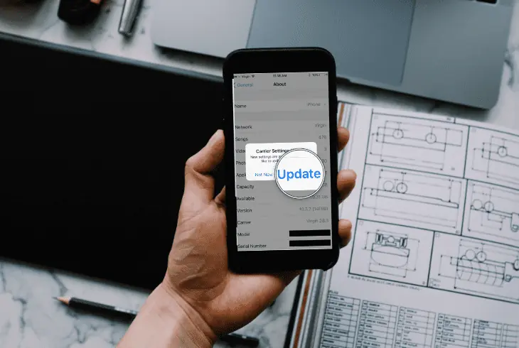 update the carrier settings