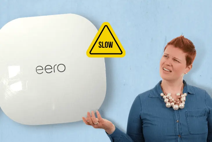 what causes eero slow download speed