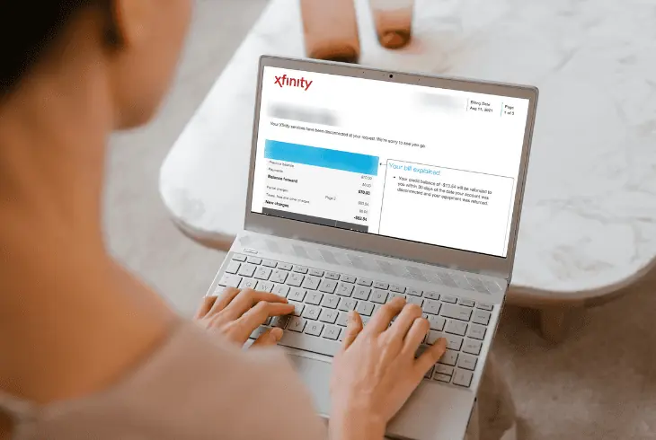 check for xfinity unpaid fees