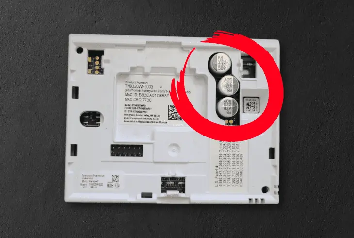 replace the thermostat batteries