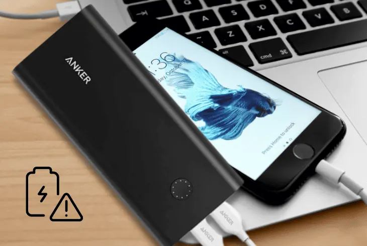 anker portable charger not charging iphone