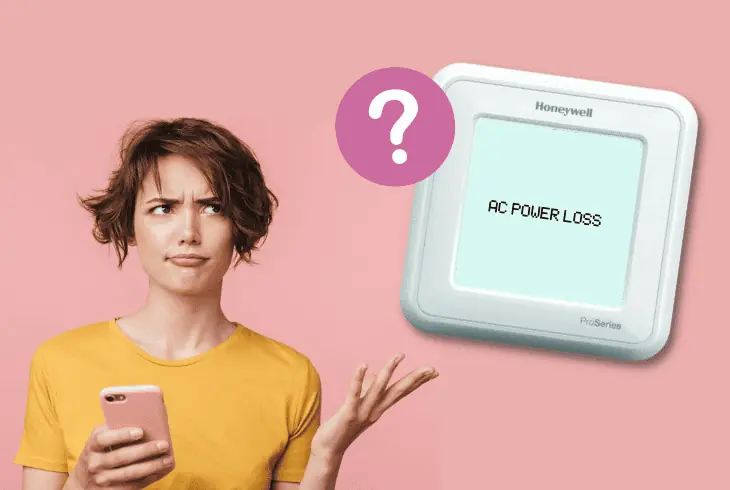 causes for “ac power loss” on honeywell