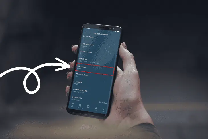 change the wake word on alexa