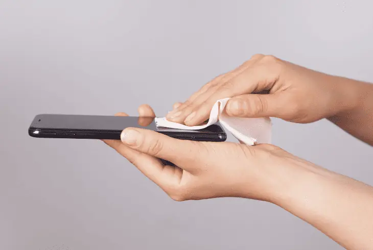 clean the charging surfaces
