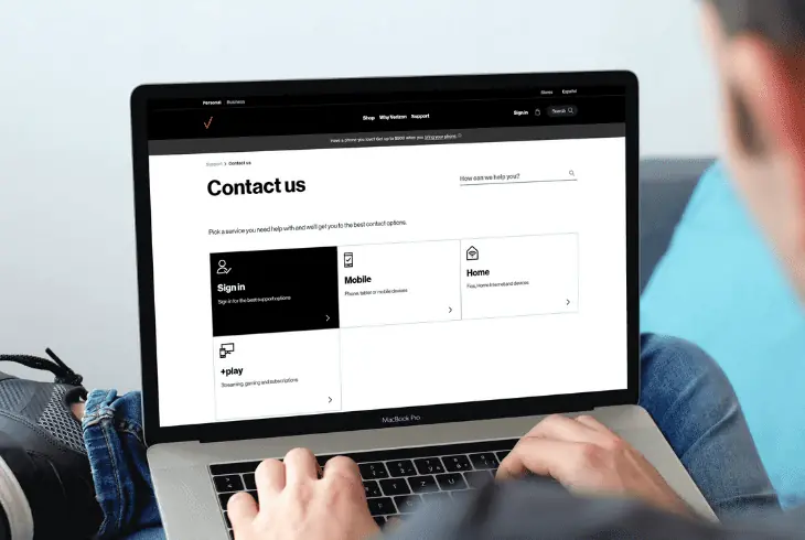 contact verizon customer support
