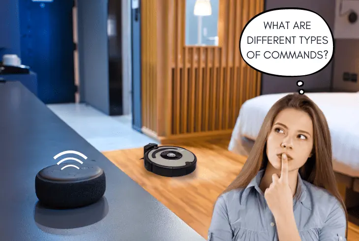 the different types of roomba alexa commands