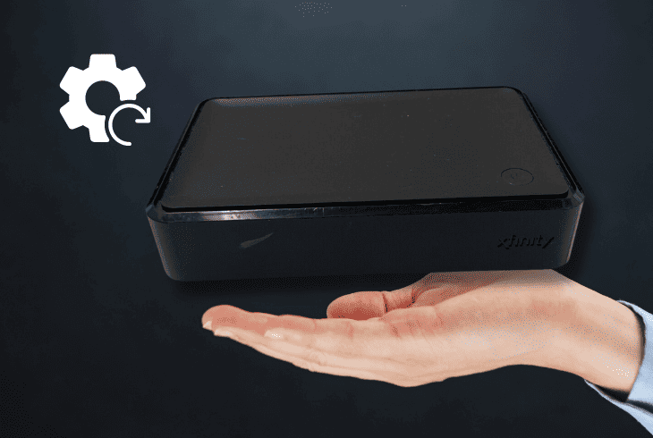 factory reset the cable box