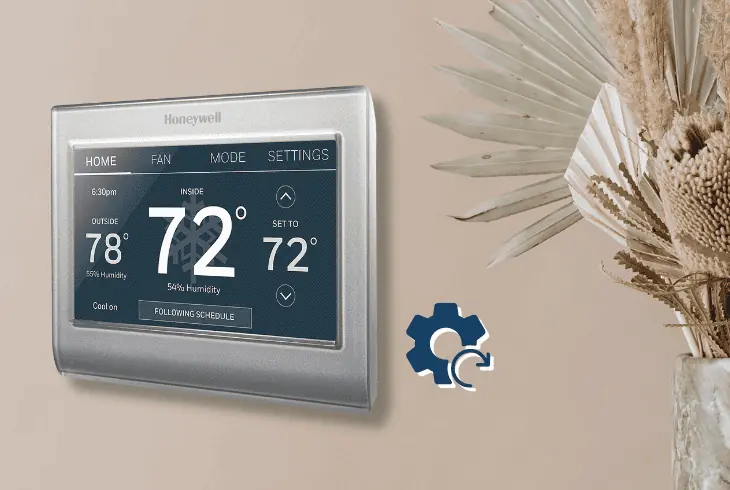 factory reset the thermostat