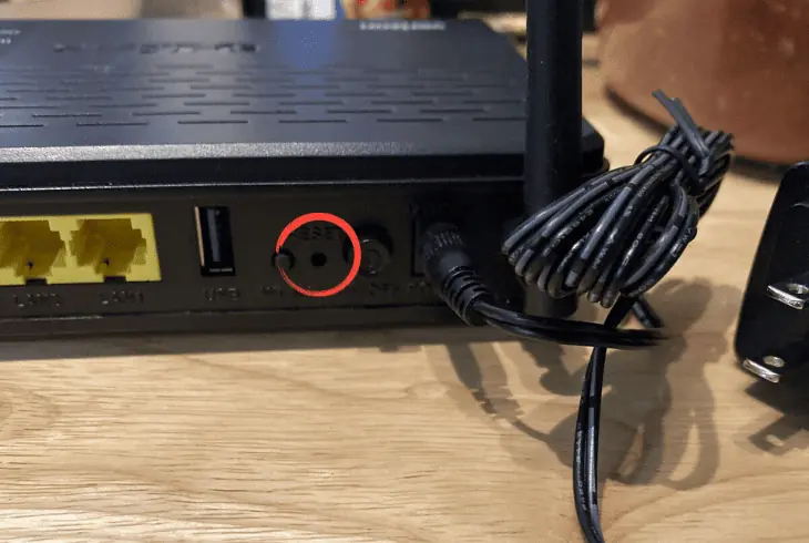factory reset the verizon router