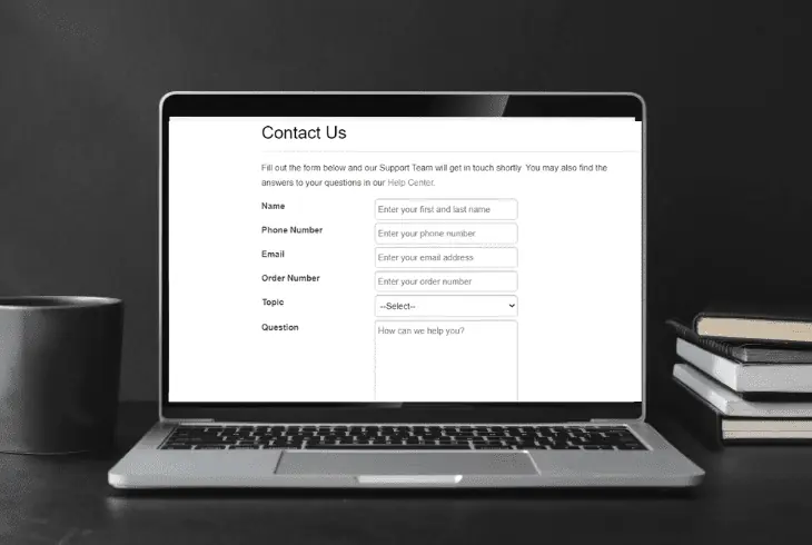 fill out the contact form