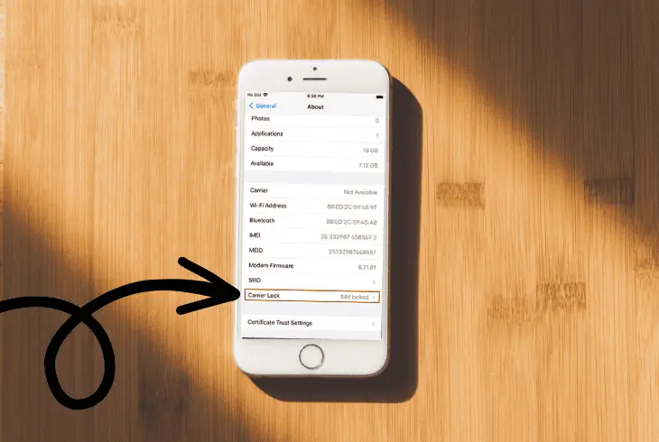 find phone carrier lock status