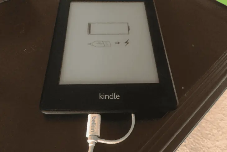 fully charge kindle paperwhite
