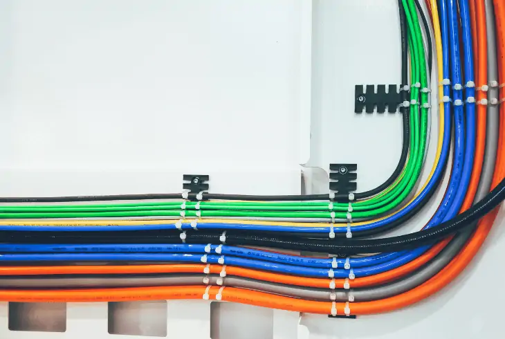 hang the cables on a nail