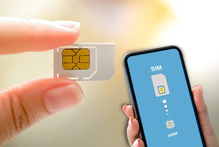 how to have esim and physical sim