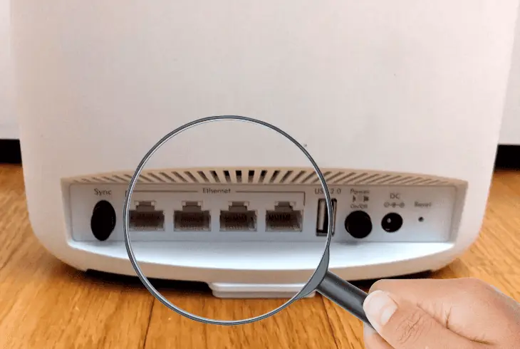 inspect and test the ethernet cable