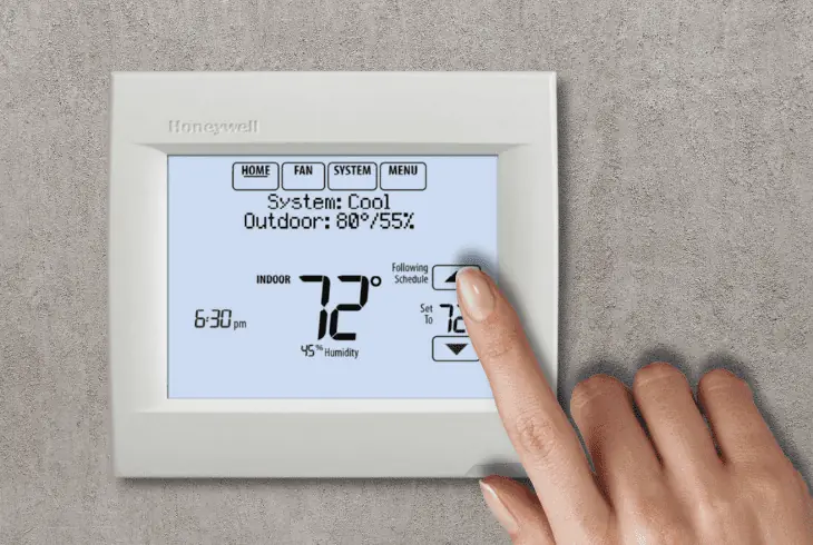 inspect the temperature settings
