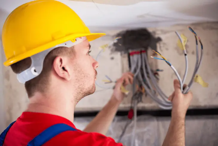 inspect the wiring and connections