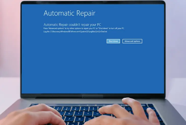 perform an automatic repair