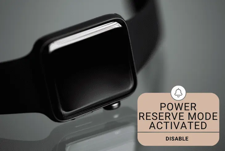on power reserve mode