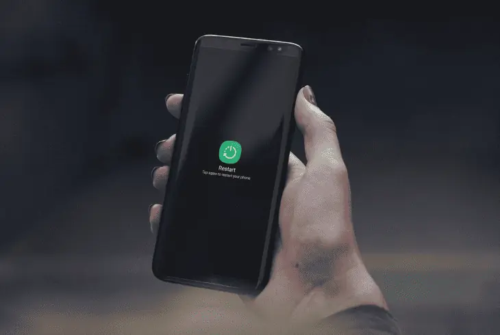 reboot the mobile device