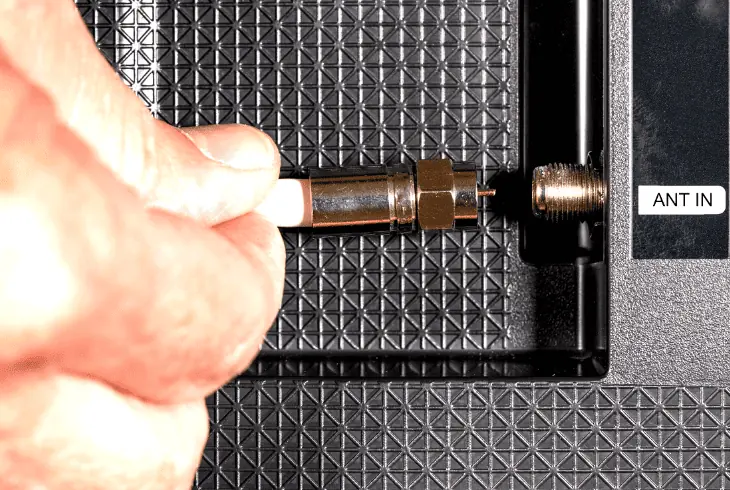 reconnect your antenna