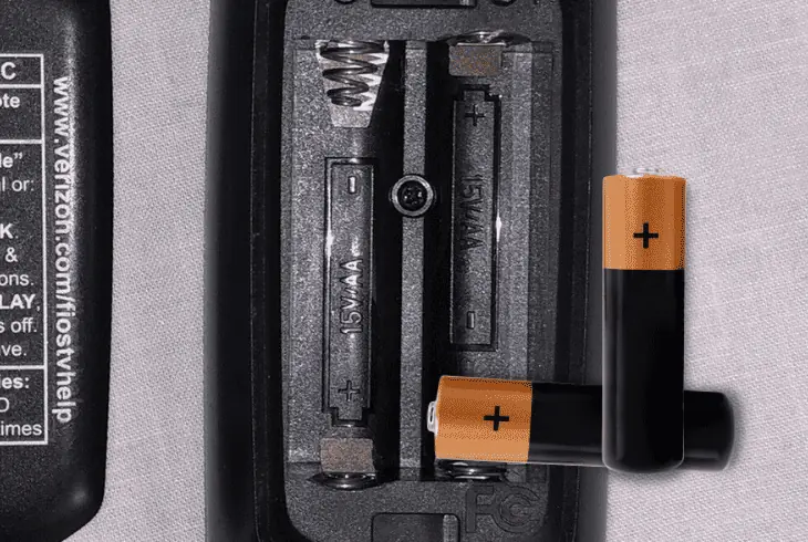 replace the remote’s batteries