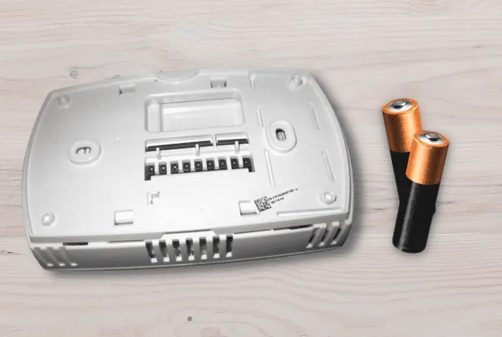 replace the thermostat batteries