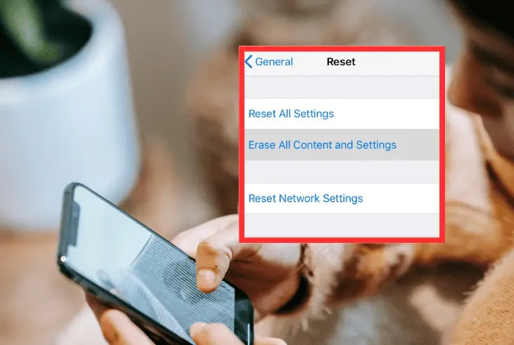 reset ios device's network settings