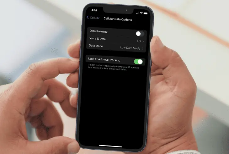 restart the mobile data feature