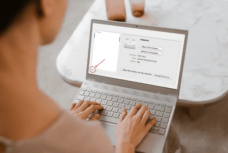 setup the printer over wifi in mac