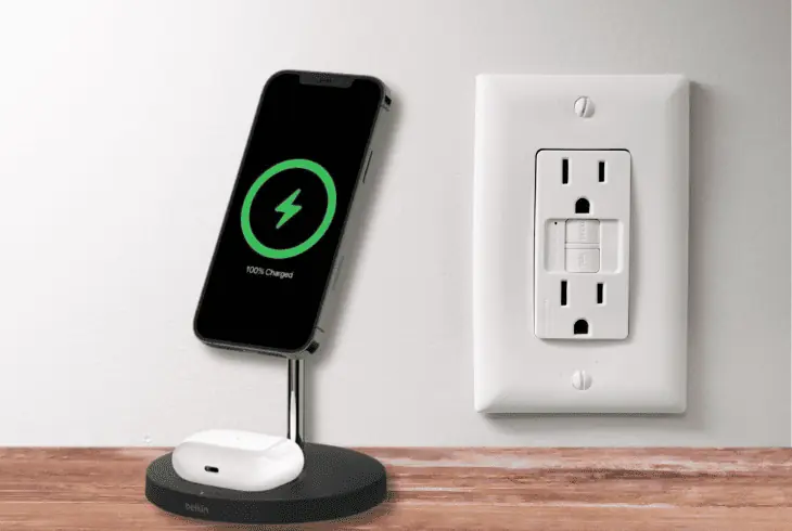switch power & reset charger