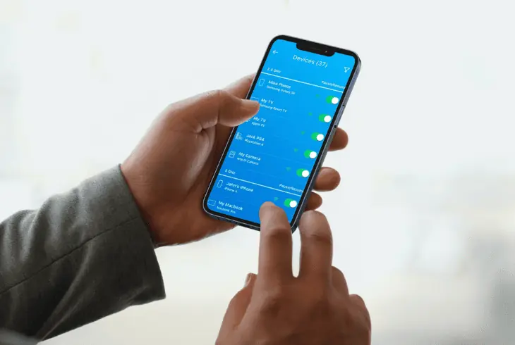 test network on other devices