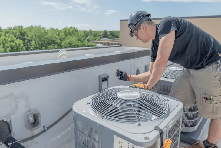 thoroughly examine the ac unit