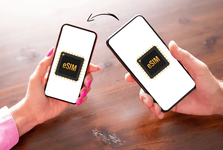 how transfer esim android to android