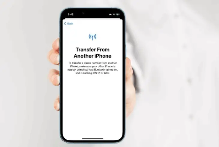 transfer esim from another phone
