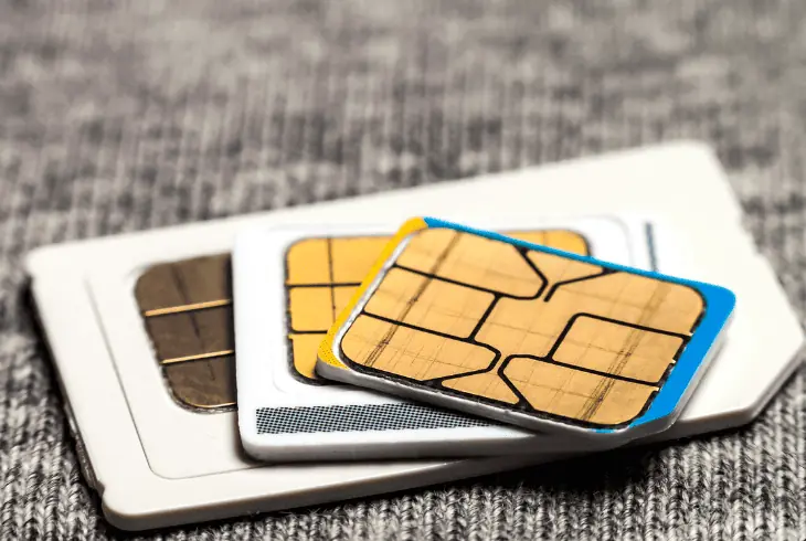 types of physical sim cards